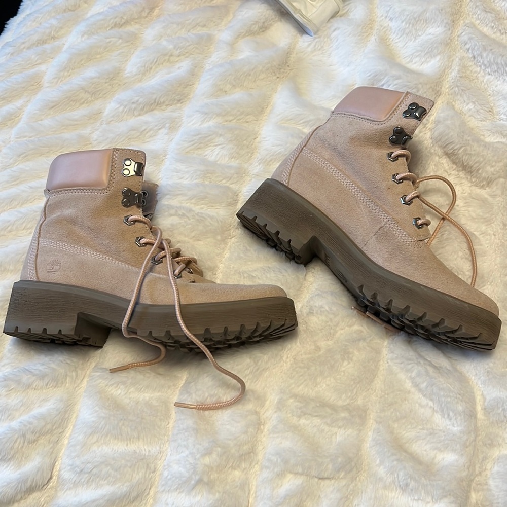 Pink timberland 7M 38